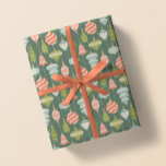 Sage Green Retro Christmas Tree Ornaments Wrapping Paper<br><div class="desc">Celebrate the season with this festive wrapping paper featuring retro holiday tree ornaments in a delightful mid-century style. The nostalgic design captures the charm of vintage Christmas decor,  bringing a touch of timeless elegance and holiday cheer to every gift you wrap.</div>