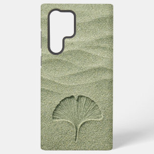 Sage Green Sand Ginkgo Leaf Zen Samsung Galaxy Case