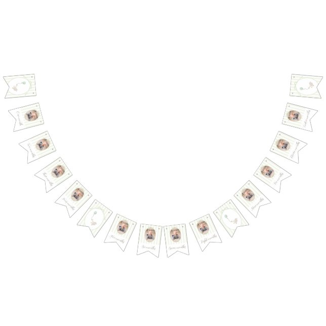 sage green Silly Goose 12 Month Photo Banner (All)