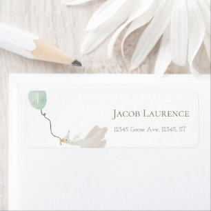 Sage Green Silly Goose Address Label