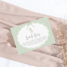 Sage Green Silly Goose Coquette Baby Shower