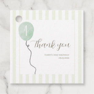 Sage Green Silly Goose Square Favour Tag