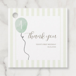 Sage Green Silly Goose Square Favour Tag