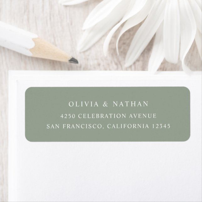 Sage Green | Simple Elegant Text (Insitu)