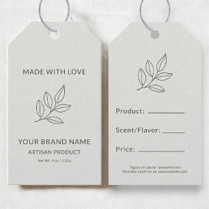 Sage Green Small Business Minimalist Price Tag