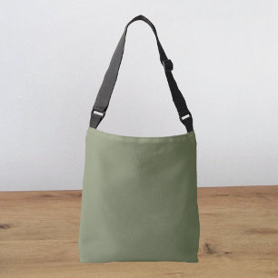 Sage Green Solid Colour Crossbody Bag