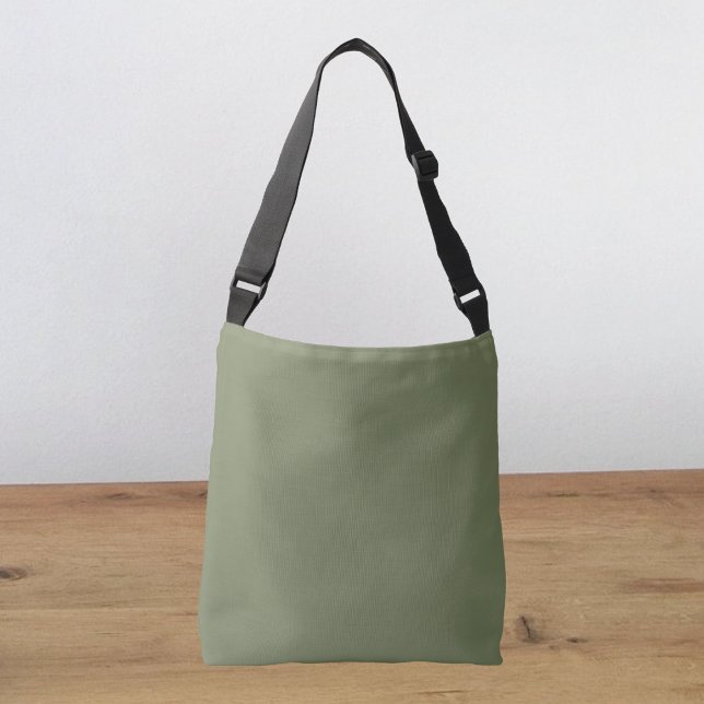 Sage Green Solid Colour Crossbody Bag (Creator Uploaded)
