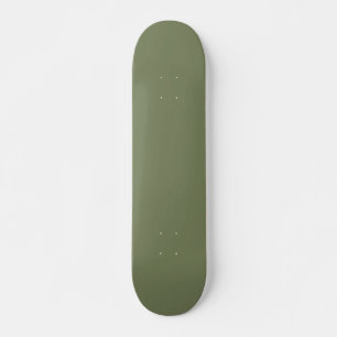 Sage Green Solid Colour Skateboard