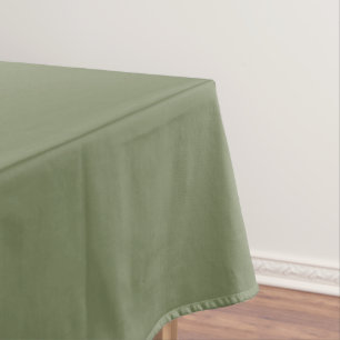 Sage Green Solid Colour Tablecloth