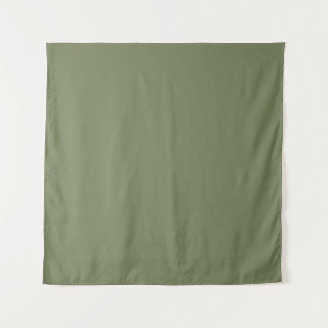 Sage Green Solid Colour Tapestry (Front)