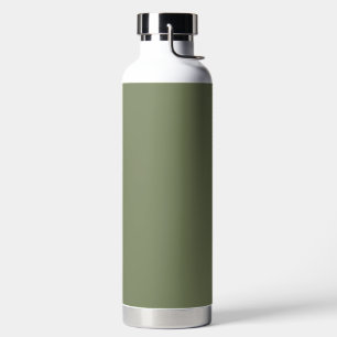 Sage Green Solid Colour Water Bottle