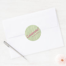 Sage Green Stripe Celebrate Bridal Shower