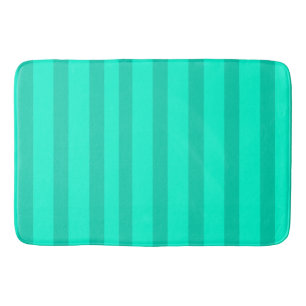 Sage Green Stripes  Bath Mat