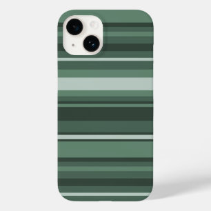 Sage green stripes Case-Mate iPhone case