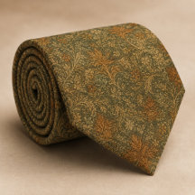 Sage Green Terracotta Baroque Floral