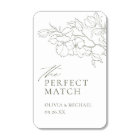 Sage Green The Perfect Match Floral Wedding Favour