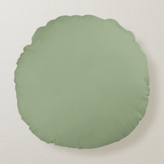 sage green throw pillow round, polyester