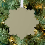 Sage Green Tree Decoration Card<br><div class="desc">Sage green is an earthy, muted shade of grayish-green, named for the silvery, dusty leaves of the sage plant. It is a calming, tranquil colour that evokes feelings of nature, wisdom, and balance. Sage green's versatility and soothing qualities make it popular in interior design, fashion, and branding for creating peaceful...</div>