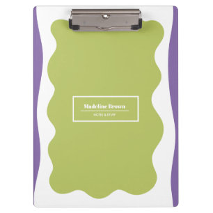 Sage Green Trendy Cute Stylish Homeschool Teacher Clipboard