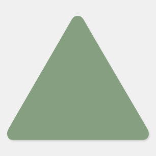 Sage Green Triangle Sticker