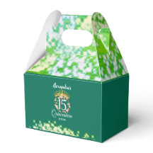 Sage Green Vintage Boho Quinceañera Spanish Favour