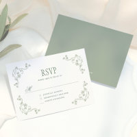 Sage Green Vintage Floral Wedding