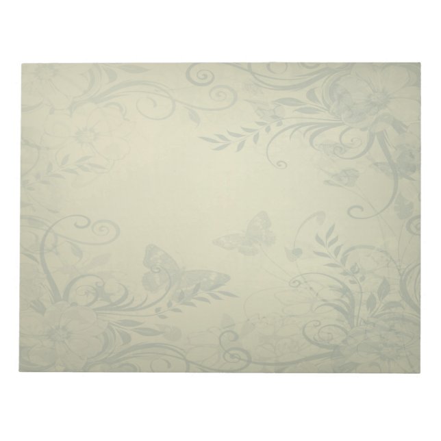 Sage Green Vintage Notepad (Front)