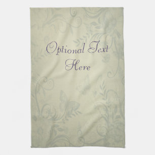Sage Green Vintage Tea Towel