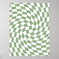 Sage Green Wedding Collection Check Chequered 