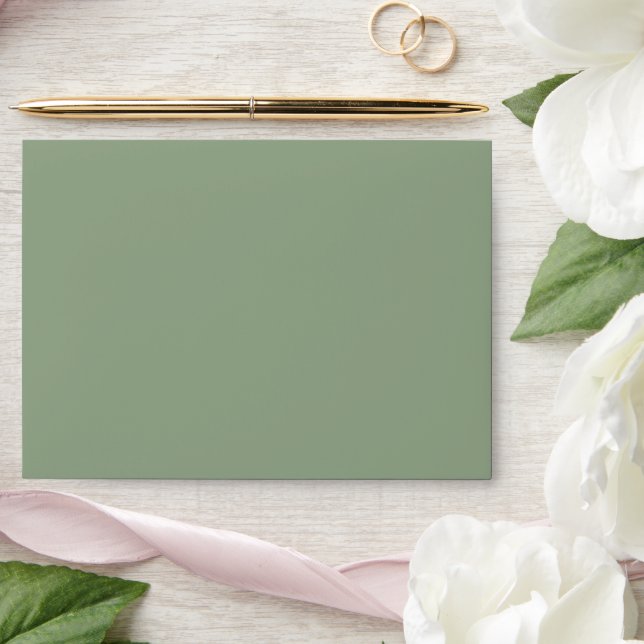 Sage Green Wedding Envelope (Wedding)