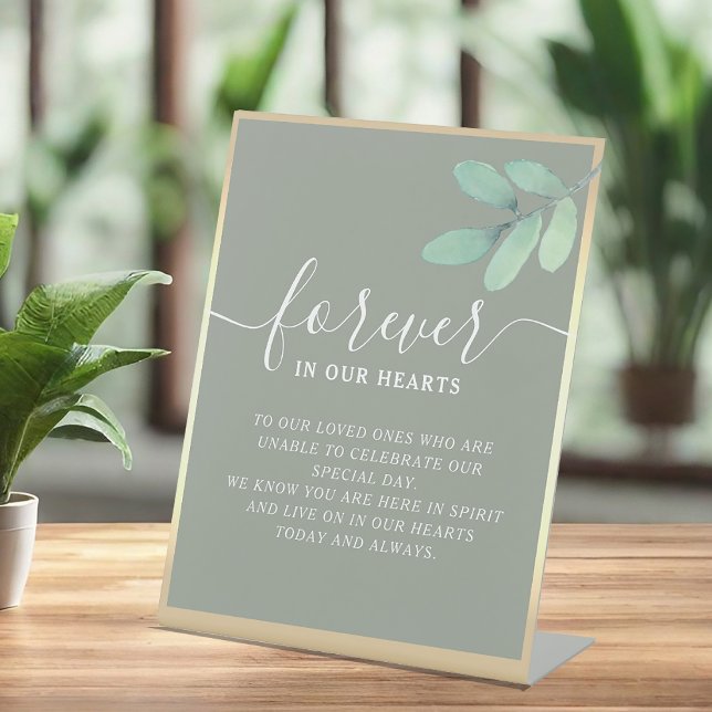 Sage Green Wedding Memorial Table Sign (Creator Uploaded)