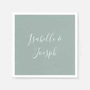 Sage Green   Wedding Napkins