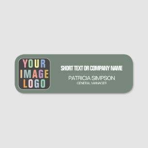 Sage Green White Company Logo, Employee Name Title Tag