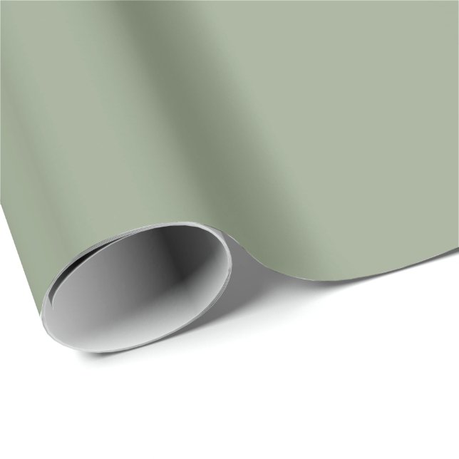 Sage Green  Wrapping Paper (Roll Corner)