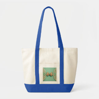 Sage Greenery Bow Tie AI art  Tote Bag