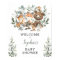 Sage Greenery Woodland Animals Baby Shower Welcome