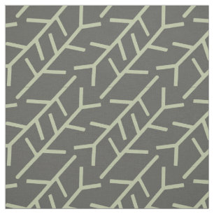 sage grey stem fabric