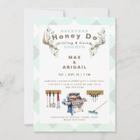 Sage Grilling & Fixing Antlers Couples Shower 