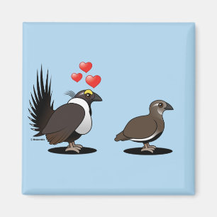 Sage Grouse Love Magnet
