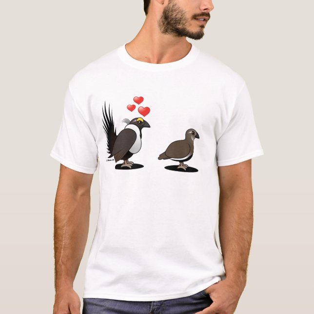 Sage Grouse Love T-Shirt (Front)