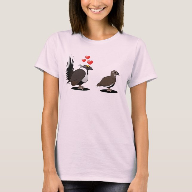 Sage Grouse Love T-Shirt (Front)