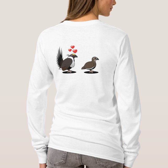 Sage Grouse Love T-Shirt (Back)
