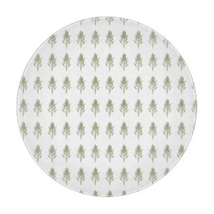 Sage herb botanical plant greenery Kitchen Cutting Board