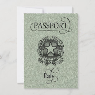 Sage Italy Passport Save the Date