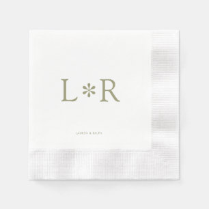 Sage & Ivory Stylish Modern Napkin