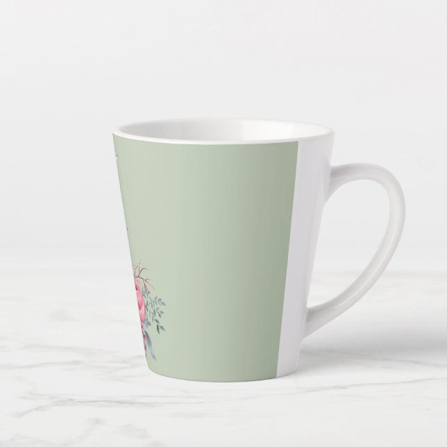 Sage Latte Mug (Right)