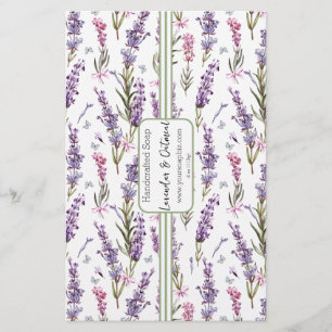 Sage & Lavendar Soap Wrap Paper Sheet