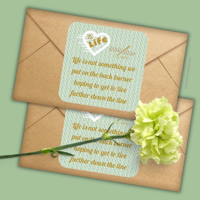 Sage Life Sticker by Poet Adiela Akoo (Life Quote Sticker by Poet Adiela Akoo. Love it? GET it! Browse the store for more great gift ideas)