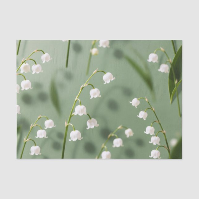 Sage Lily of the Valley Tissue Paper (Front)