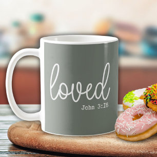 Sage Love Faith Quote minimalist Coffee Mug